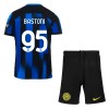 Virallinen Fanipaita + Shortsit Inter Milan Bastoni 95 Kotipelipaita 2023-24 - Lasten